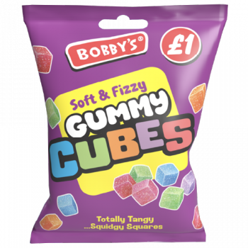 Bobby's Soft & Fizzy Gummy Cubes 50g PM £1 