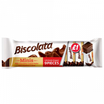 Biscolata Minis Milk Chocolate Coated Wafers 58g PM £1 