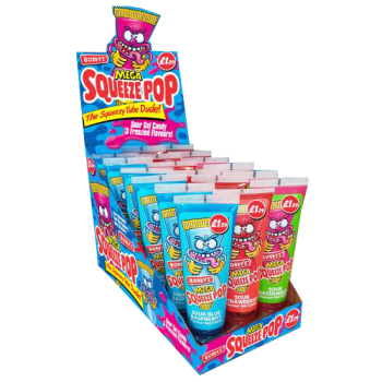 Bobby's Mega Squeeze Pop Sour Gel Candy 113g PM £1.29 (Flavour May Vary) 