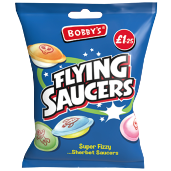 Bobby's Flying Saucers 23g PM £1.25