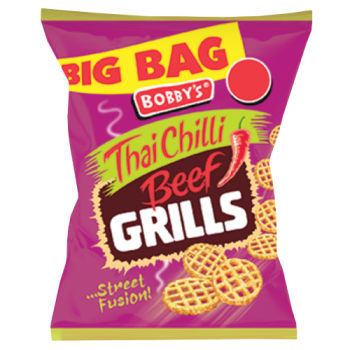 Bobby's Big Bag Thai Chilli Beef Grills 55g