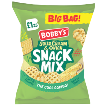 Bobby's Sour Cream & Onion Snack Mix 60g PM £1.25