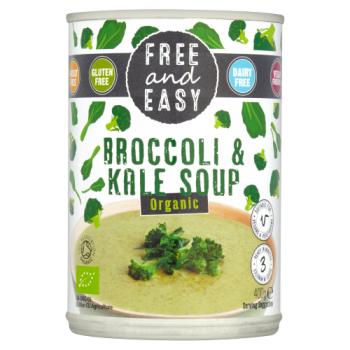 Free and Easy Organic Broccoli & Kale Soup 400g