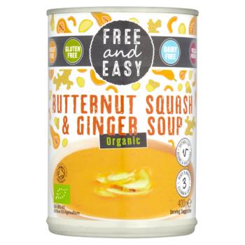 Free and Easy Organic Butternut Squash and Ginger Soup 400g