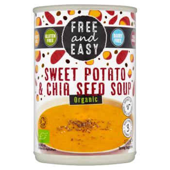 Free and Easy Organic Sweet Potato & Chia Seed Soup 400g