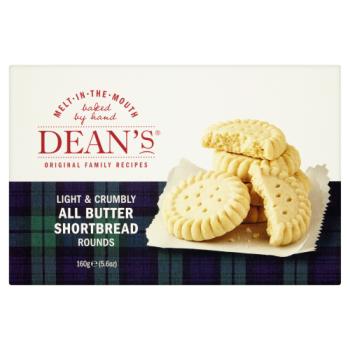 Dean's All Butter Shortbread Rounds 160g