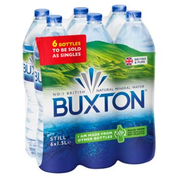 Buxton Still Natural Mineral Water 6 x 1.5L