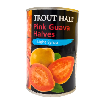 Trout Hall Pink Guava Halves in Light Syrup 410g 