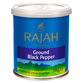 Rajah Black Pepper Powder Tin 100g