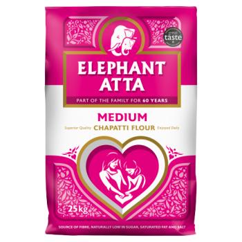 Elephant Atta Medium Chapatti Flour 25kg