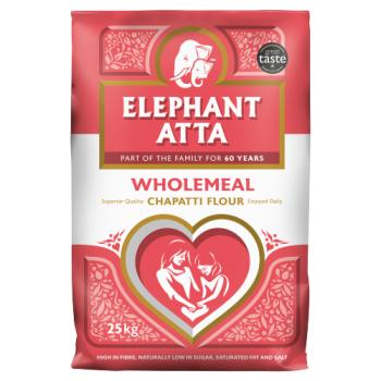 Elephant Atta Wholemeal Chapatti Flour 25kg