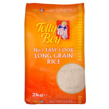 Tolly Boy No.1 Easy Cook Long Grain Rice 2kg