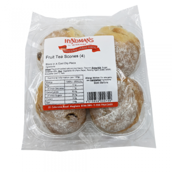 Hyndman's of Maghera Fruit Tea Scones 4pk