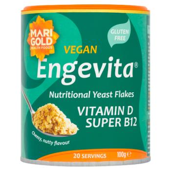  Marigold Health Foods Engevita Vitamin D & Super B12 Nutritional Yeast Flakes 100g