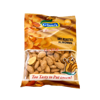 Ginni's Almonds Dry Roasted 110g 