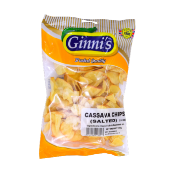 Ginni's Cassava Salted Chips 100g 