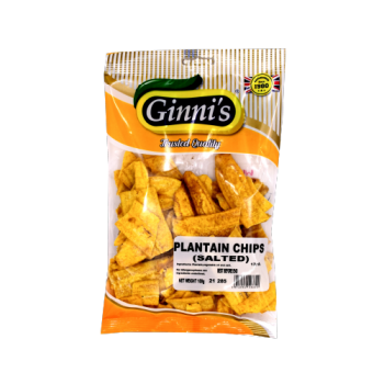 Ginni's Plantain Salted Chips 100g 