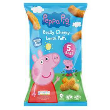 Peppa Pig Really Cheesy Lentil Puffs 5 x 18g