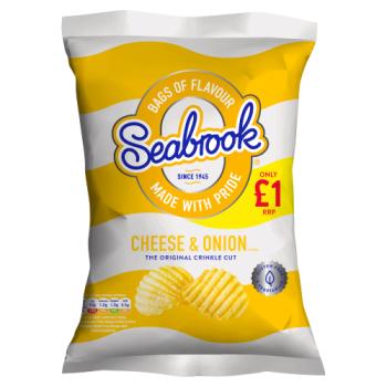 Seabrook Cheese & Onion Flavour 70g
