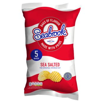Seabrook Sea Salted 5 x 25g
