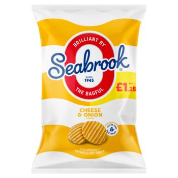 Seabrook Cheese & Onion Flavour 70g