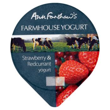 Ann Forshaw's Farmhouse Yogurt Strawberry & Redcurrant 140g