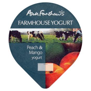 Ann Forshaw's Farmhouse Yogurt Peach & Mango Yogurt 140g