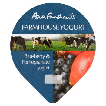 Ann Forshaw's Farmhouse Yogurt Blueberry & Pomegranate Yogurt 140g
