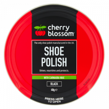 Cherry Blossom Shoe Polish with Carnauba Wax 40g