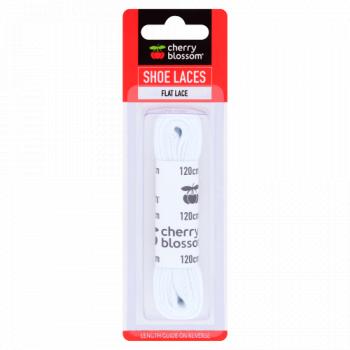 Cherry Blossom Flat Lace White 120cm