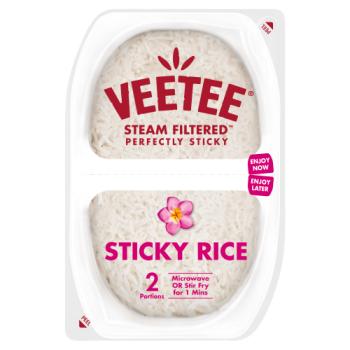 Veetee Steam Filtered Sticky Rice 2 x 130g (260g)