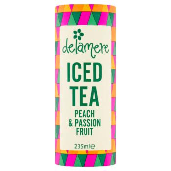 Delamere Iced Tea Peach & Passion Fruit 235ml