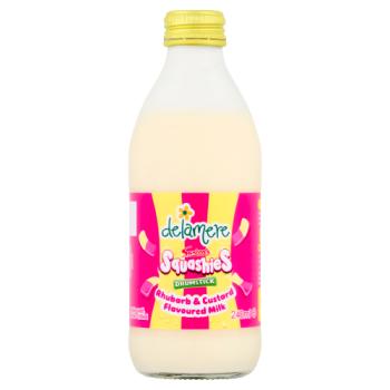 Delamere Swizzels Squashies Drumstick Rhubarb & Custard Flavoured Milk 240ml
