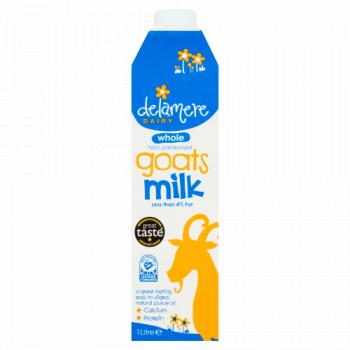 Delamere Dairy Whole Fresh Pasteurised Goats Milk 1 Litre