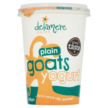 Delamere Dairy Plain Goats Yogurt 450g
