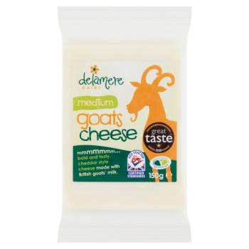 Delamere Dairy Medium Goats Cheese 150g
