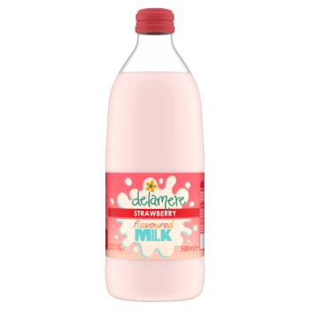 Delamere Strawberry Flavoured Milk 500ml