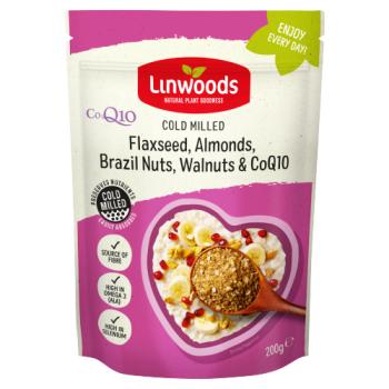 Linwoods Cold Milled Flaxseed, Almonds, Brazil Nuts, Walnuts & CoQ10 200g
