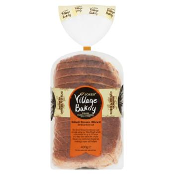 Jones Village Bakery Small Brown Sliced 400g