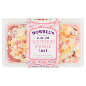 Howell's Delicious Raspberry Marble Cake 350g