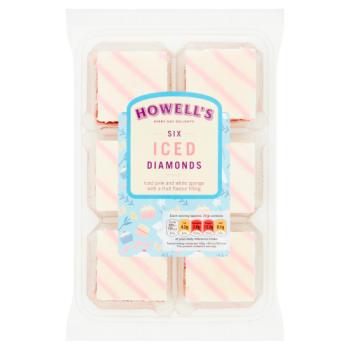 Howell's Six Iced Diamonds 220g
