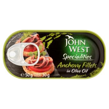 John West Specialities Anchovy Fillets In Olive Oil 50g