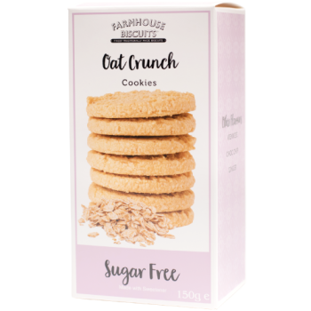 Farmhouse Biscuits Sugar Free Oat Crunch Cookies 150g 