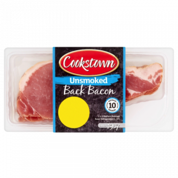 Cookstown Unsmoked Back Bacon 2 x 150g (300g) 