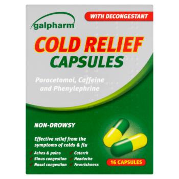 Galpharm Cold Relief Capsules 16 Capsules