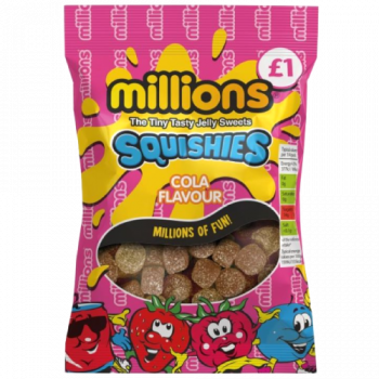 Millions Squishies Cola Flavour 120g PM £1 