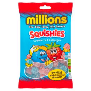 Millions Strawberry & Bubblegum Squishes 130g