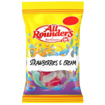 All Rounders Strawberries & Cream 110g
