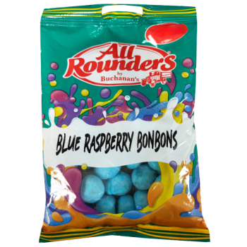 All Rounders Blue Raspberry Bonbons 110g 