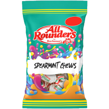 All Rounders Spearmint Chews 110g 